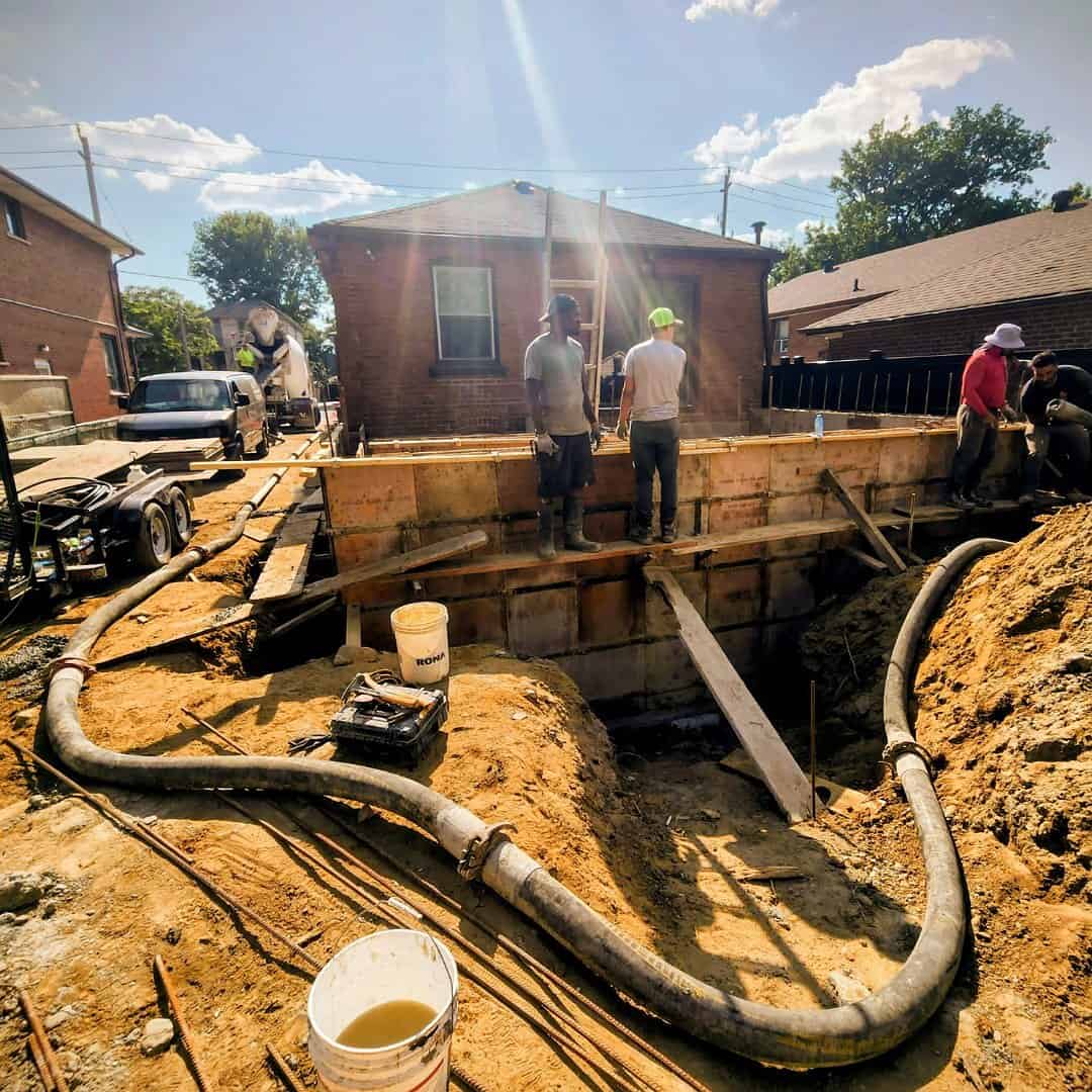 Concrete pumping service area coverage across the Mississauga